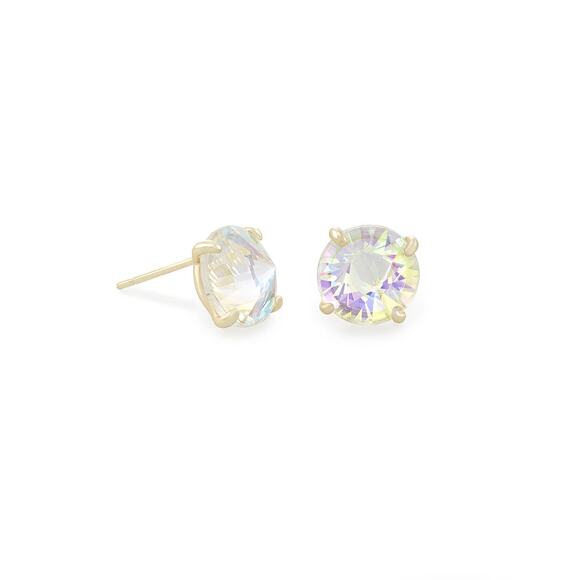 NWT! Kendra Scott Jolie Stud Earrings in Dichroic Glass - Picture 4 of 5